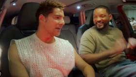 El divertido encuentro de David Bisbal y Will Smith dentro de un coche