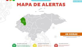Declaran Alerta Verde en el departamento de Santa Bárbara por lluvias