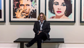 Johnny Depp presenta sus obras de arte en una exposición inmersiva en Nueva York 