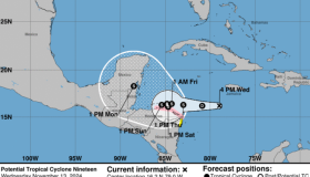 Alerta de huracán para Honduras y Nicaragua 