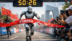 Robot humanoide completa una media maratón en tiempo récord para máquinas 