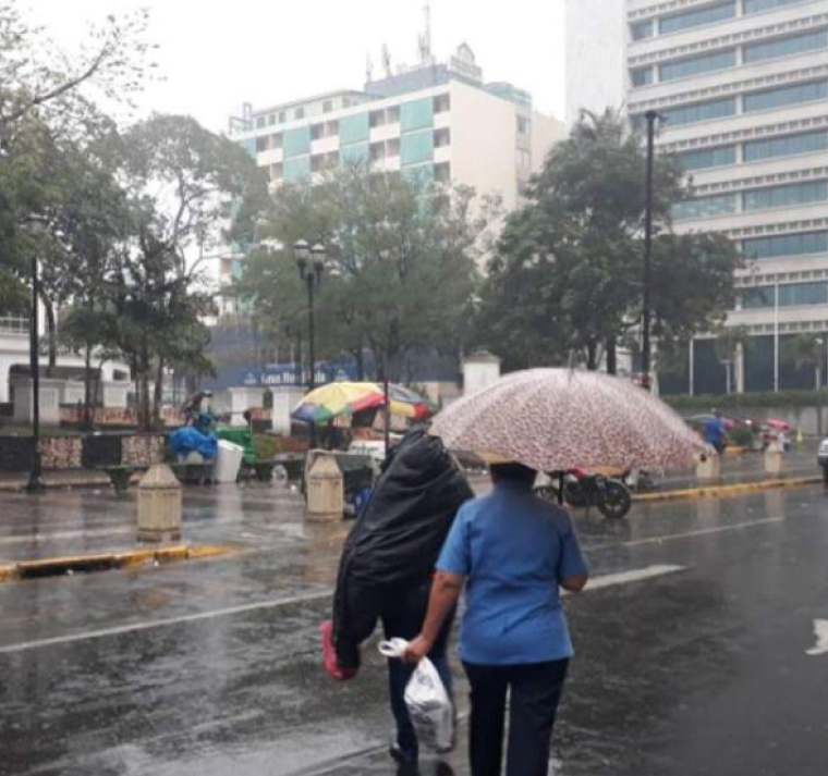 Lluvias débiles y en la mayor parte del territorio nacional