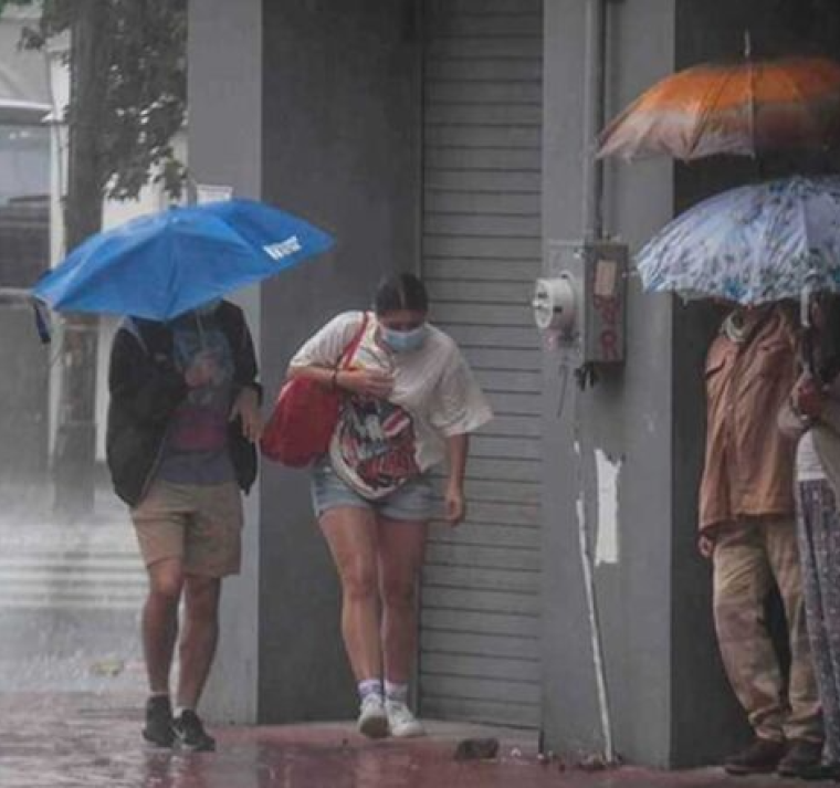 Lluvias con actividad eléctrica en la mayor parte del país producto de humedad del Caribe 