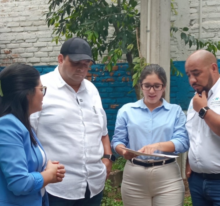 La Cooperación Alemana donó a fondos, unos L800 millones, para intervenir en zonas vulnerables al Cambio Climático en Tegucigalpa y Comayagüela. 