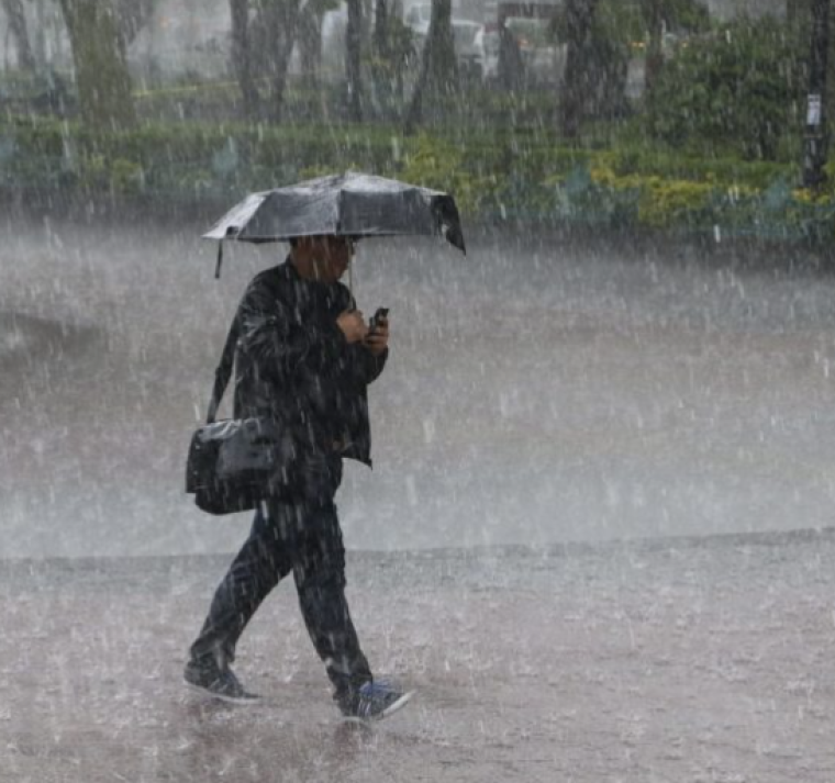 Lluvias débiles en la mayor parte del país, debido al remanente de onda tropical 