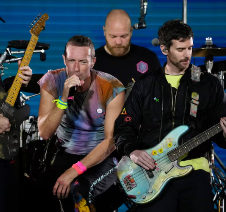 Coldplay anunció el concierto más grande de su historia en el Estadio Narendra Modi de la India