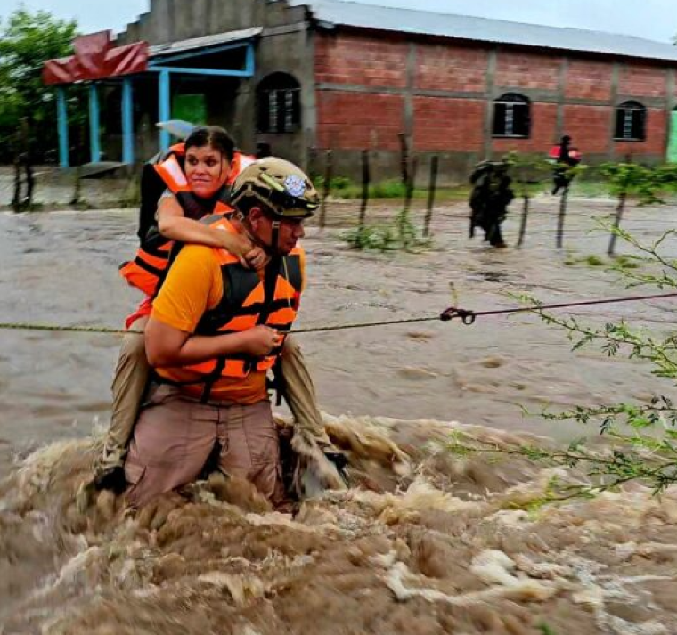 Más de 123 mil personas afectadas en Honduras por el paso de la tormenta tropical Sara 