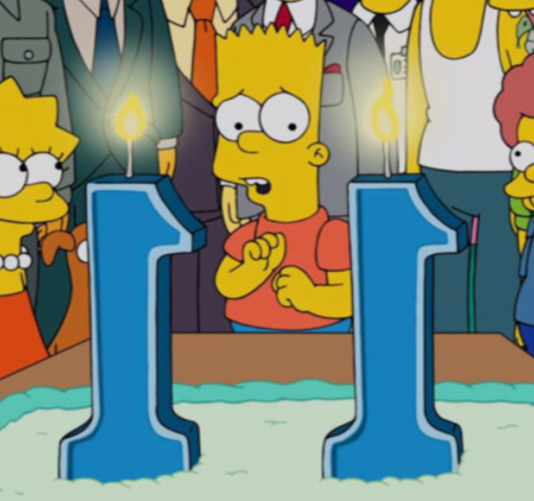 Los Simpson cumplen 35 años con la celebración del 11 aniversario de Bart 