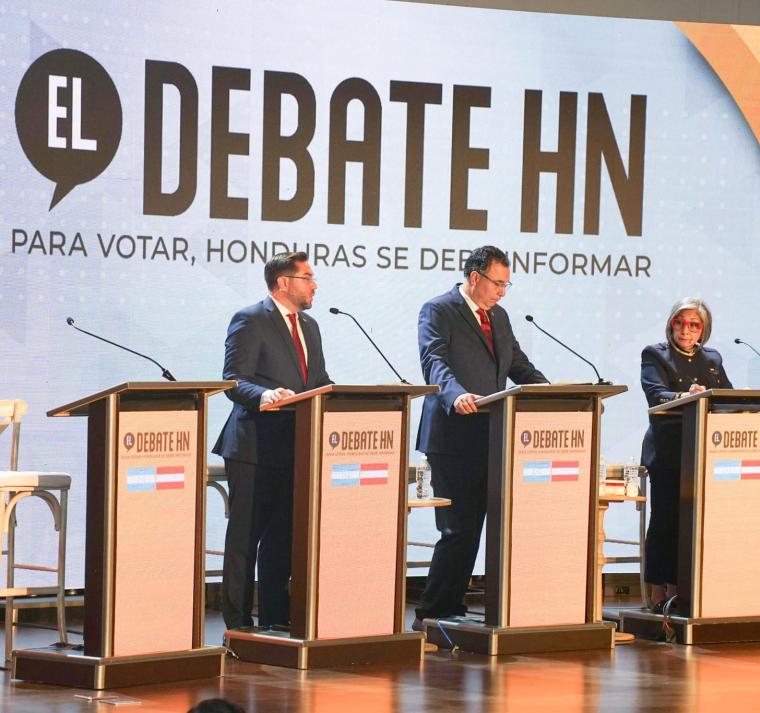 Precandidatos del Partido Liberal exponen sus planes de gobierno en Debate Presidencial