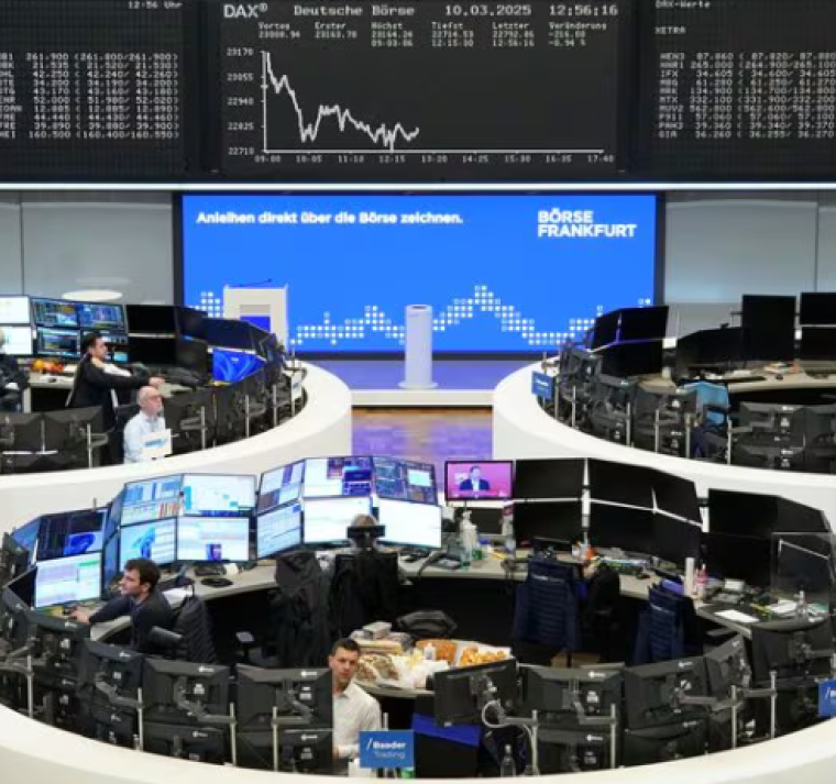 Wall Street y las bolsas europeas cotizan con fuertes bajas ante el “Día de la Liberación” de EEUU