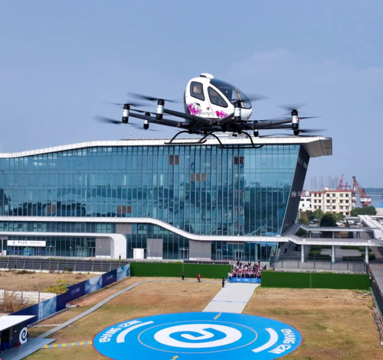 China da luz verde a los primeros taxis voladores 