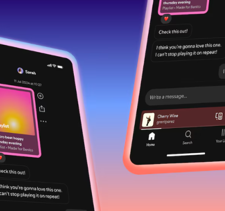 Spotify lanza Mensajes, el chat privado para los amantes de la música 