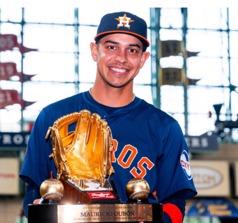 ¡Orgullo hondureño! Mauricio Dubón conquista de nuevo el Guante de Oro en la MLB 2025 