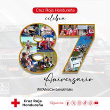 Cruz Roja Hondureña celebra 87 años de compromiso humanitario